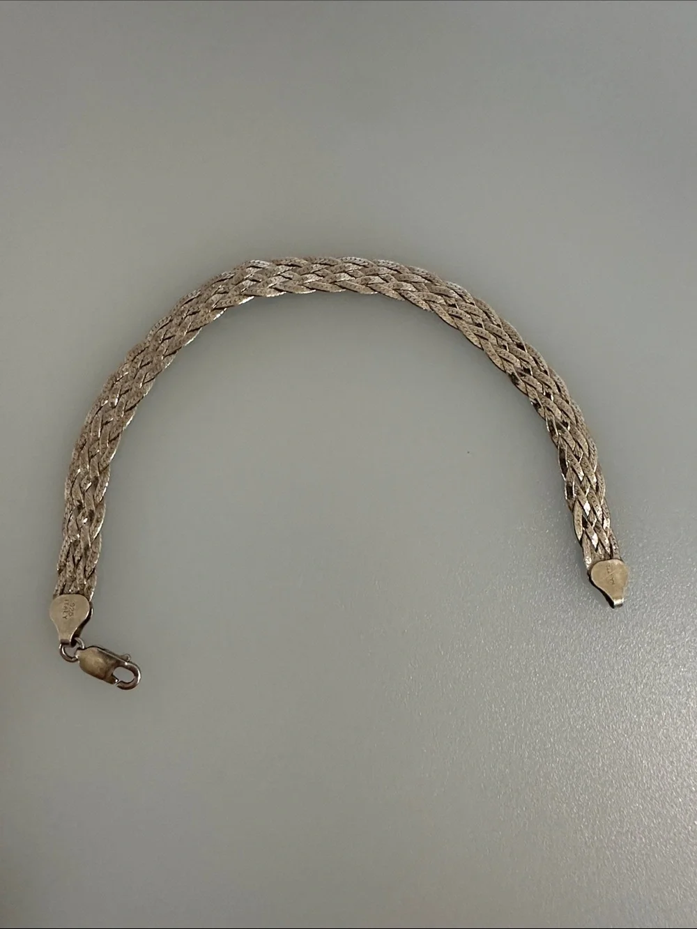 Braided Silver-Tone Cuff Bracelet - Women's Jewelry
